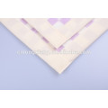 China Baby Company 100% Baumwolle Pullover Woven Decke Verschiedene Farben Baumwolle Baby Decke